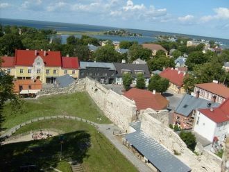 Хаапсалу с высоты.