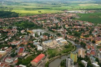 Бржецлав с высоты птичьего полета.