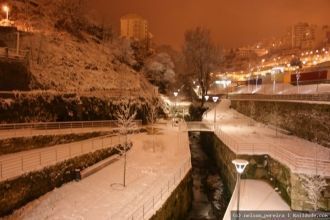 Ночной зимний Ковильян.