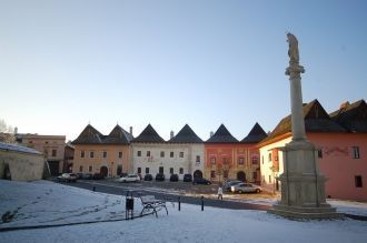 На улице города Попрад.