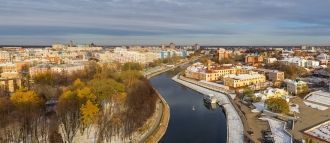 Панорамный вид города Иваново.