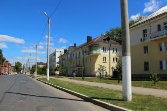 На улицах Чапаевска.