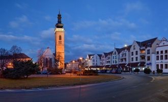 Ночные улицы Собеслава.&nbsp;