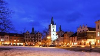 Вечерние огни города&nbsp;Литомержице.