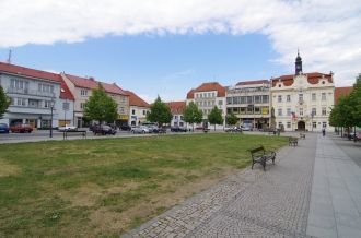 Площадь города Бероун.
