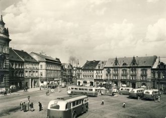 Старое фото города Мост.