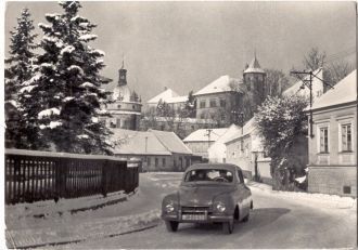 Йиндржихув-Градец. Фото 1960 год.