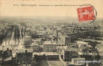 Город Монлюсон в прошлом.
