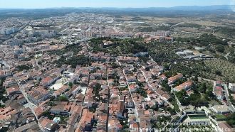 Каштелу-Бранку с высоты птичьего полета