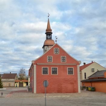 Здание Бауской Ратуши.