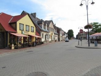 Улица города Бауска.