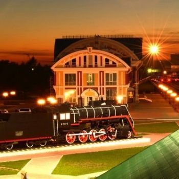 Поезд «Черная стрела» (Бийск, Россия).