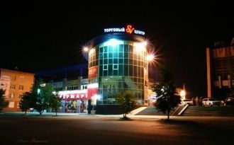 Ночной Бийск.