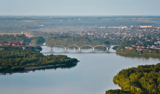 Бийск с высоты.