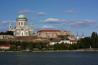 Базилика, река Дунай, Эстергом, Венгрия.