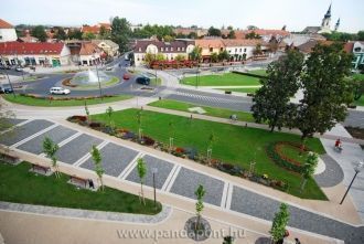 Дьюла с высоты птичьего полета.