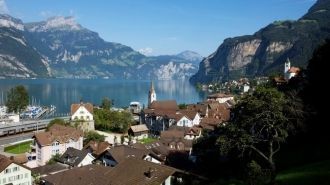 Вид с высоты на Альтдорф