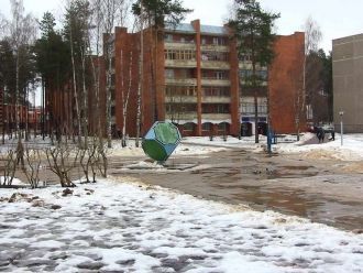 Центр города Висагинас в Литве.