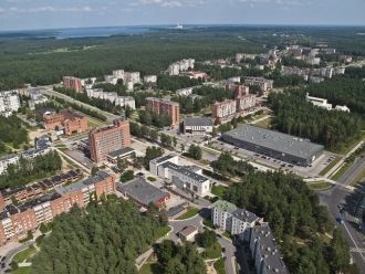 Висагинас с высоты птичьего полета.