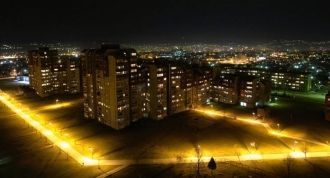Ночные улицы. Крагуевац, Сербия.