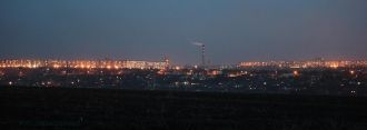 Краматорск ночью.