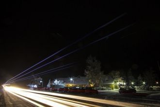 Ночной город Мадона.