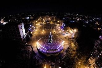 Мелитополь ночью.