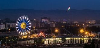 Ночная жизнь Душанбе.
