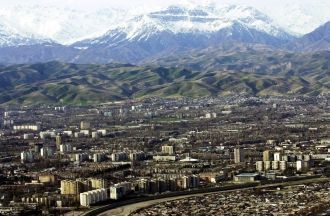 Фото Душанбе с высоты.
