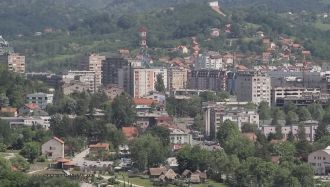 Тузла с высоты.
