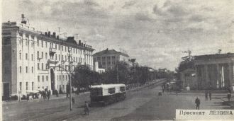 Старые виды Дзержинска, проспект Ленина