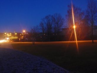 Ночной город Добеле.