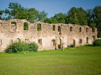 Добельский замок. Руины.