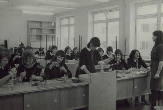 Жители города Валмиера. Старое фото.