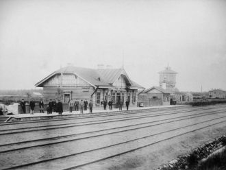 Город Валмиера в прошлом.