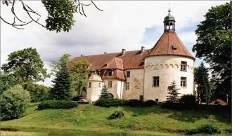 Замок Яунпилс. Тукумс, Латвия.