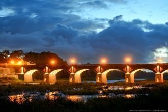 Ночной город Кулдига.