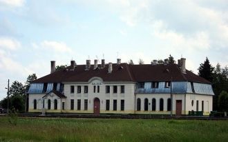 Достопримечательность города Салдус.