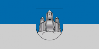 Флаг города Салдус.