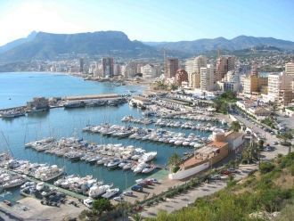 Порт города Дения.