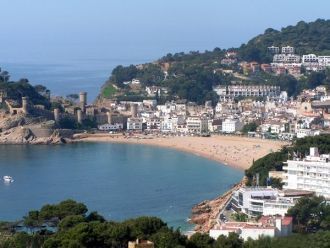 Город Дения с высоты птичьего полета.