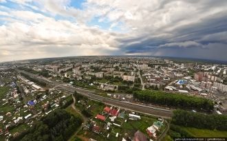 Город Бердск, Россия.