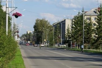 Центральная улица, Бердск, Россия.