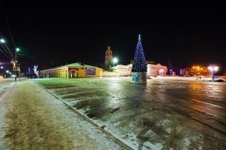 Ночной город Киржач