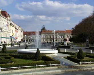 В городе Копривница.