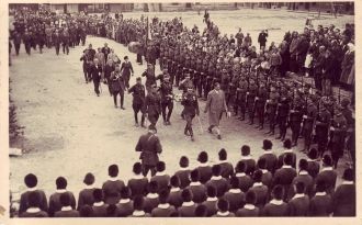 Историческое изображение Екабпилса.