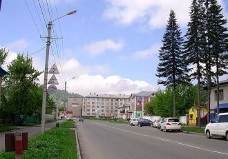 Улица Горно-Алтайска.