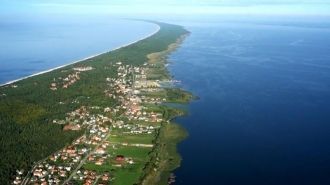 Крыница-Морска с высоты птичьего полета.