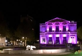 Ночные огни города&nbsp;Монтелимар.