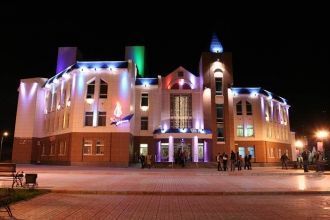 Ночные улицы Югорска, Ханты-Мансийский а